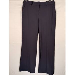 Liz Claiborne Women 12 Secretly‎ Slender Trouser Pant Tummy Slimming Navy NWT